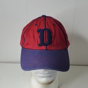 Disney Parks Letterman D Donald Duck Embroidered Logo Hat Baseball Cap Adult